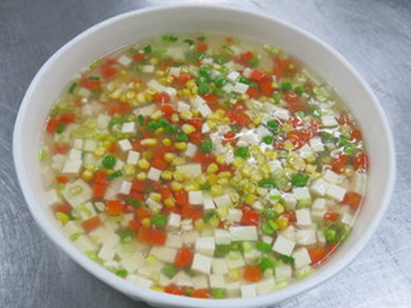 甜玉米燴豆腐(燴)